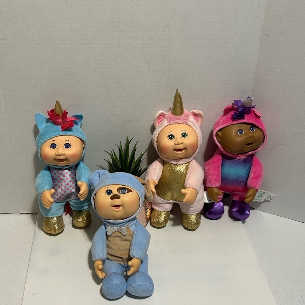 Adorable Unicorn-Themed Plush Dolls Set